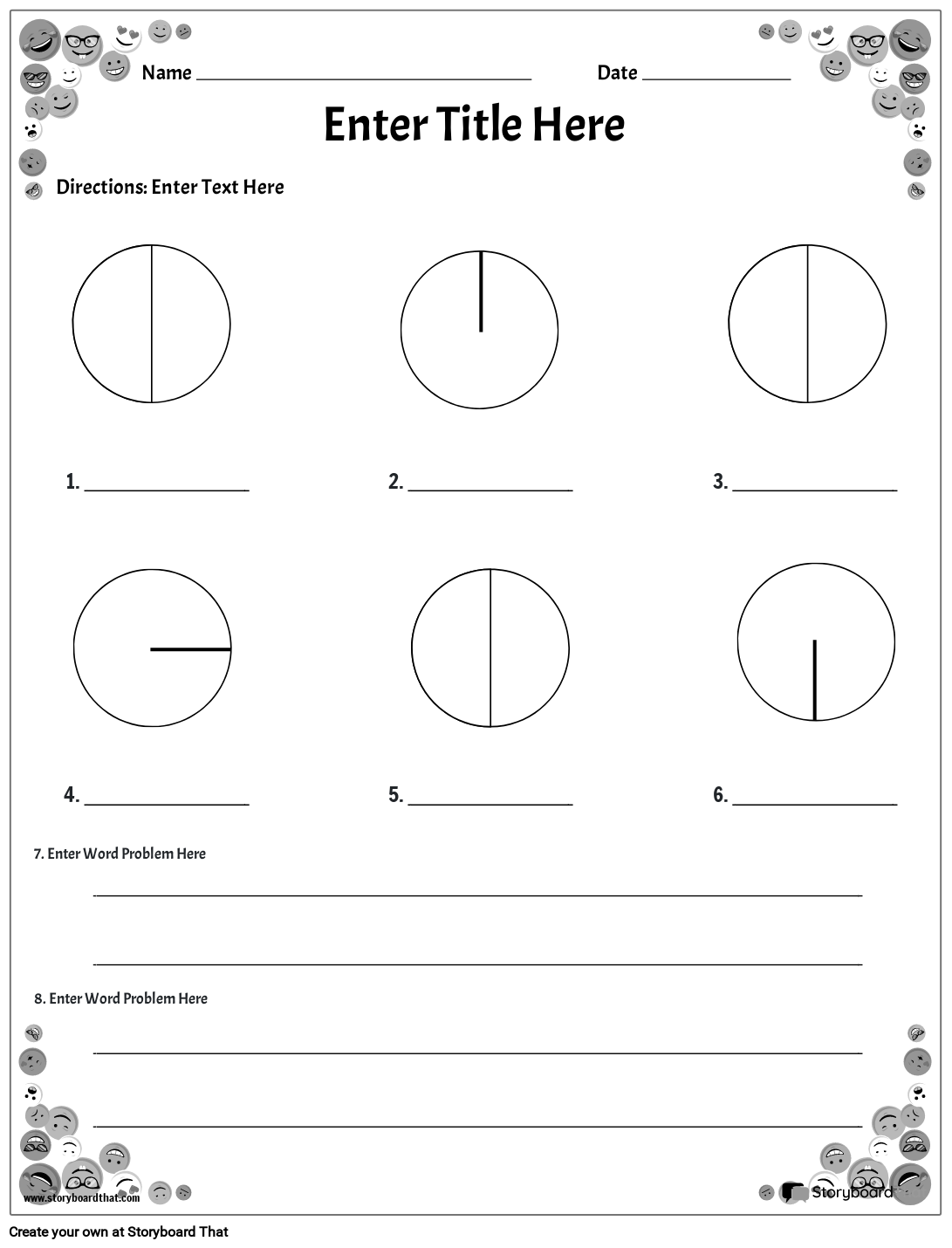 Circumference of circle emoji black and white