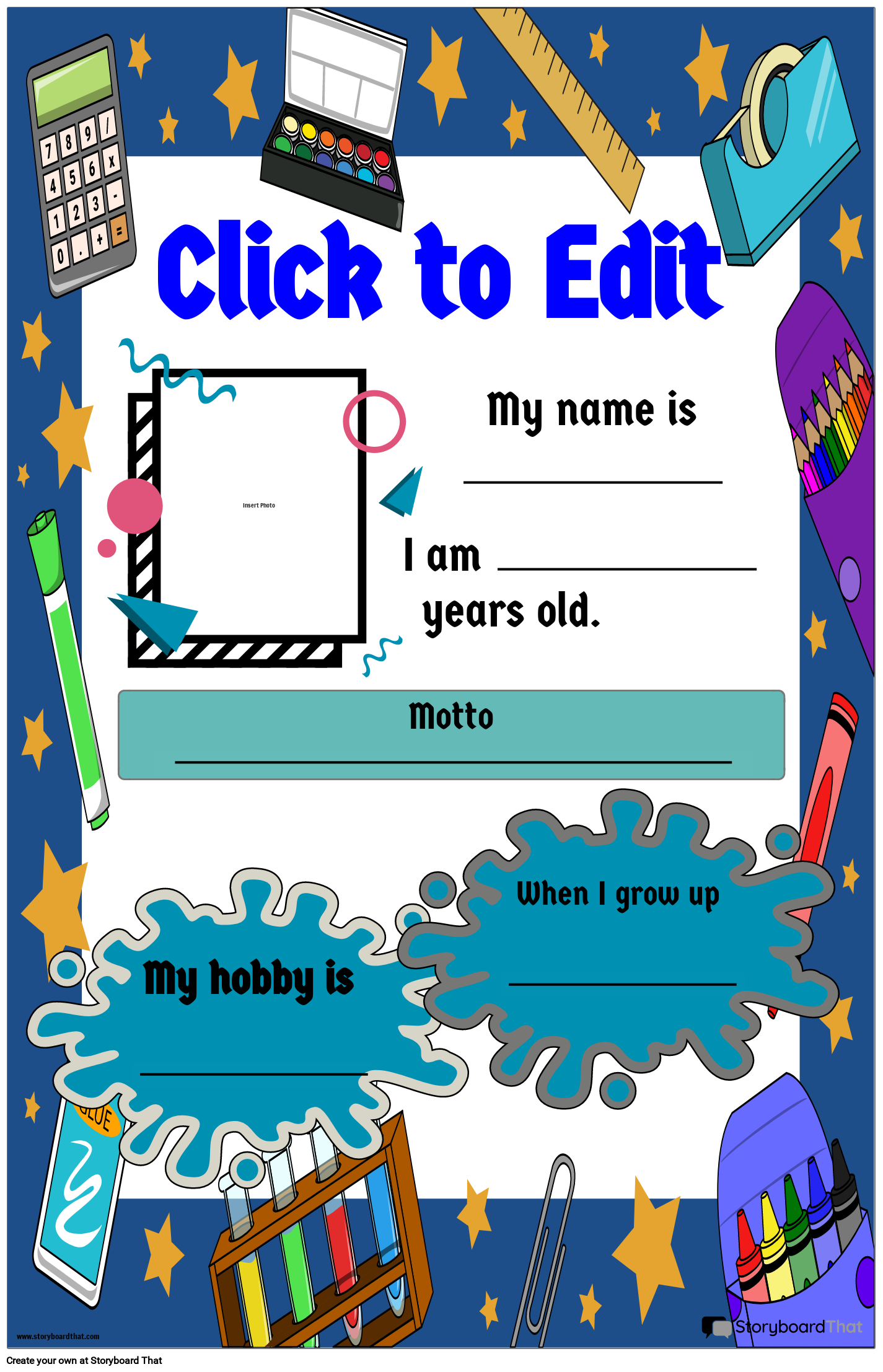 Free Star Student of the Week Posters — Customize & Print