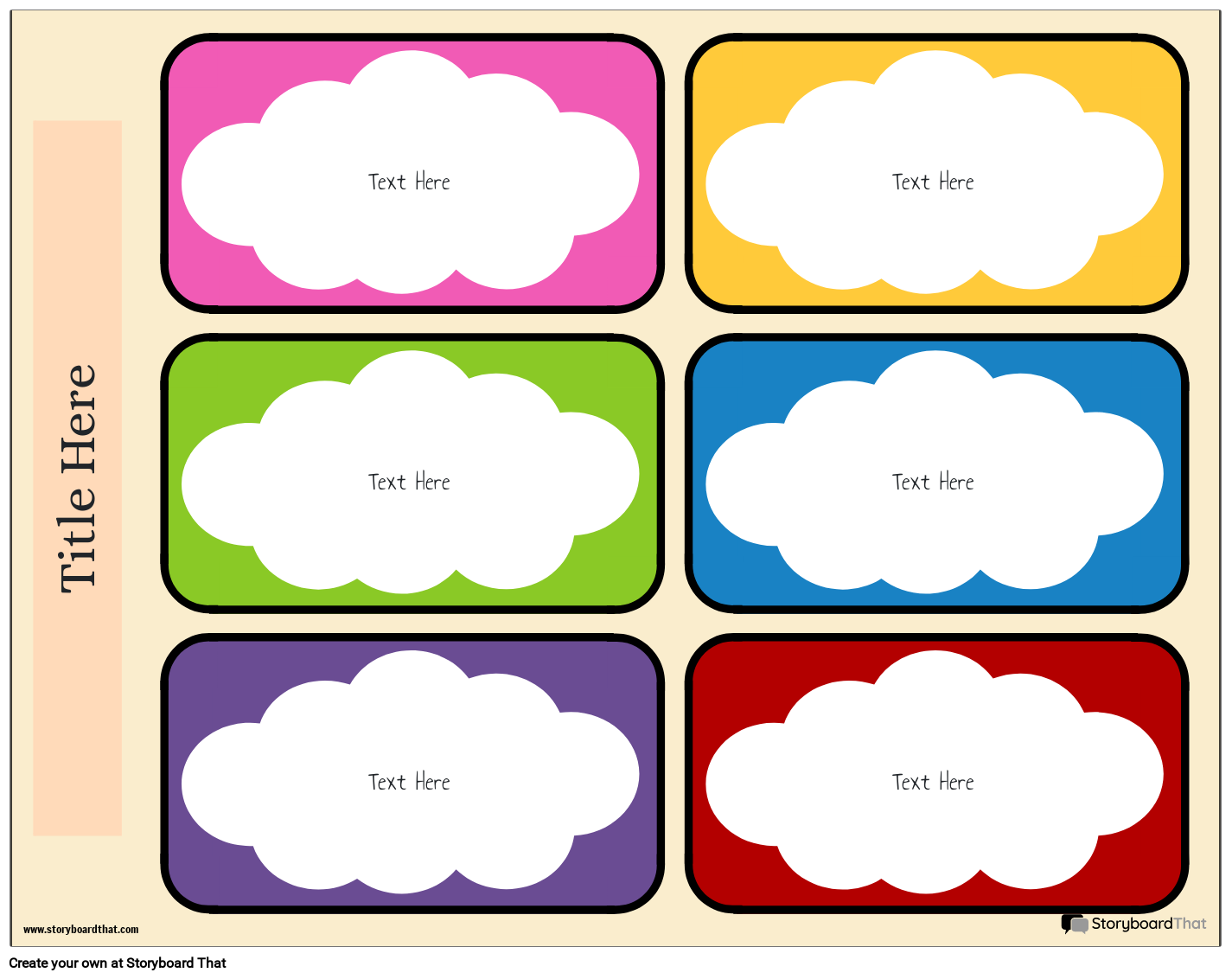 Clouds Game Card Design