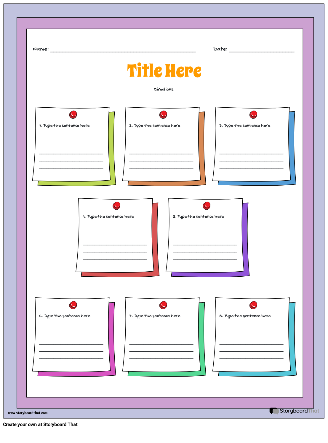 Colorful Context Clues Printable Activity