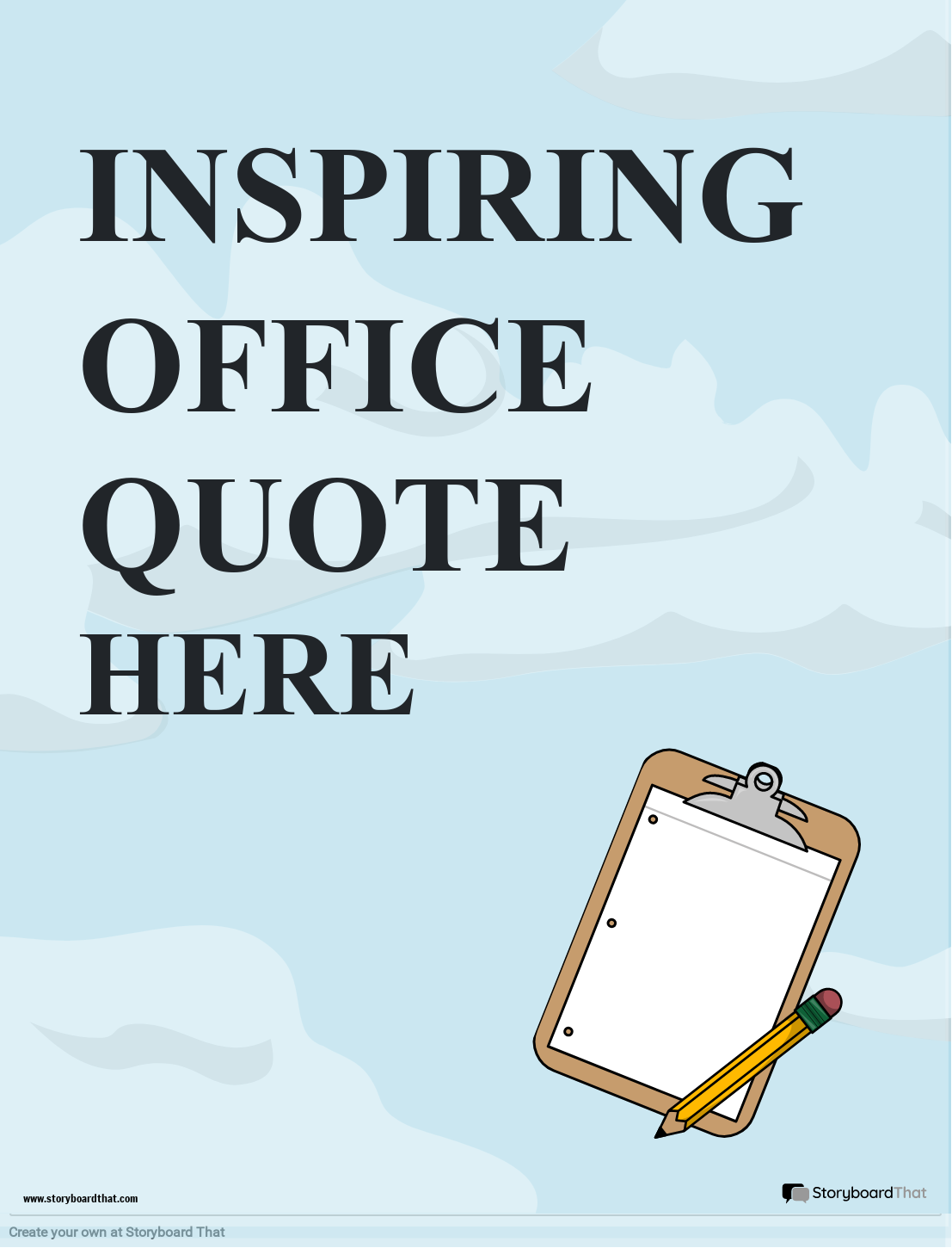 Corporate Office Poster Template 2