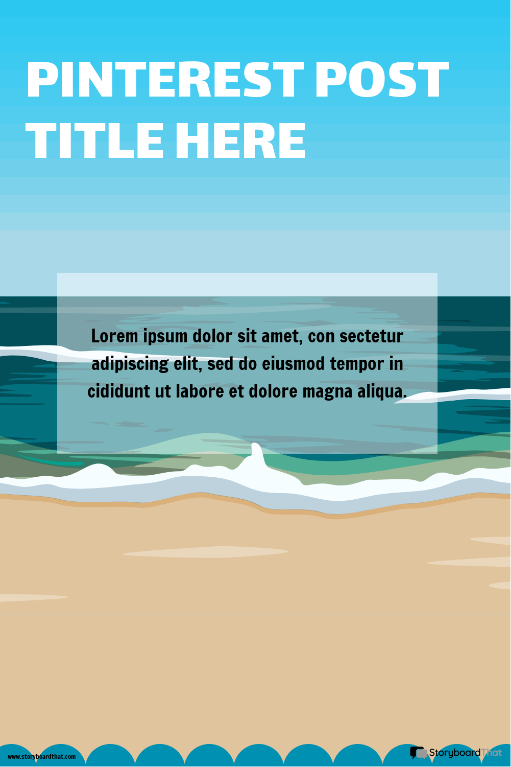 Corporate Pinterest Template 1