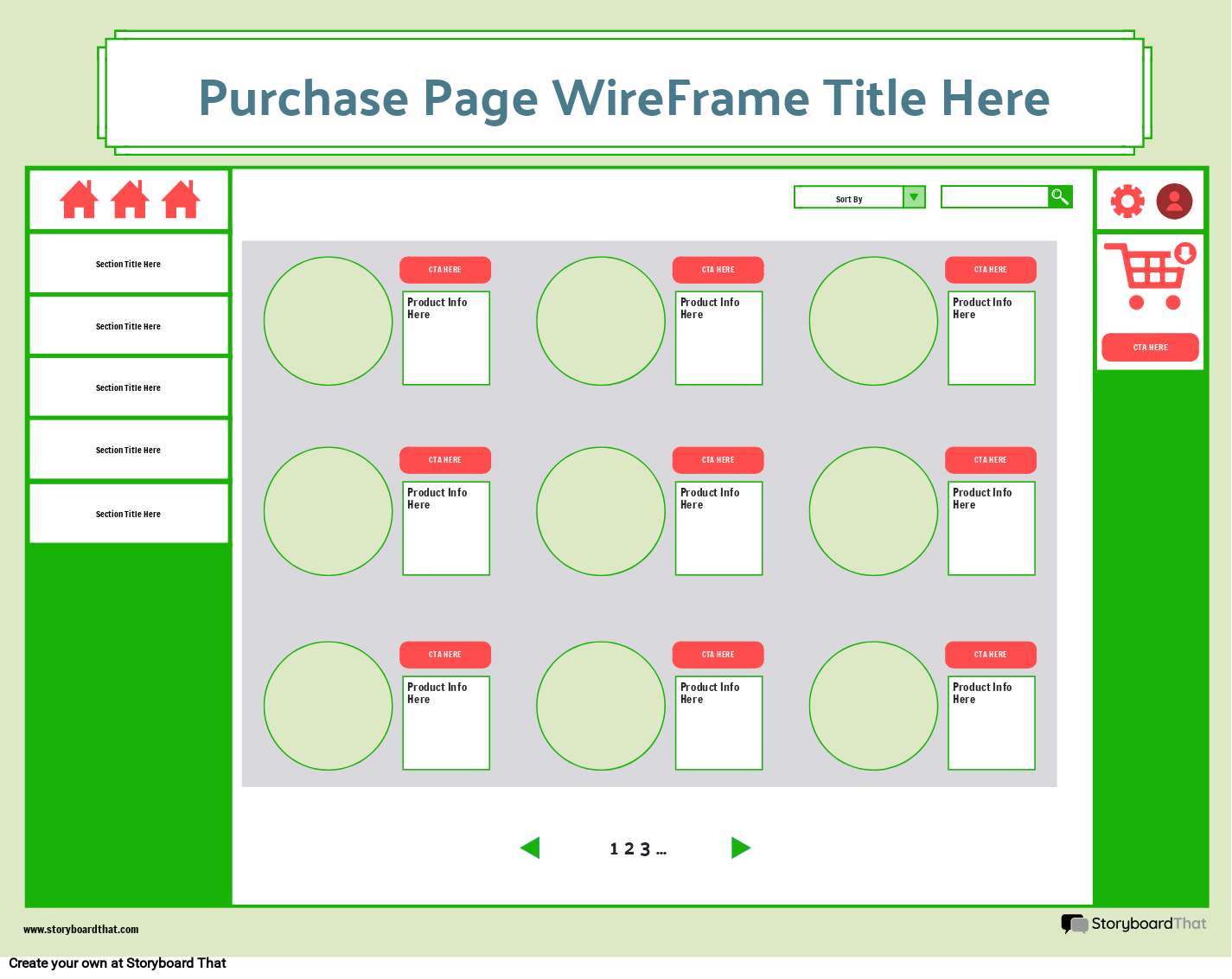 Corporate Purchase Wireframe Template 1