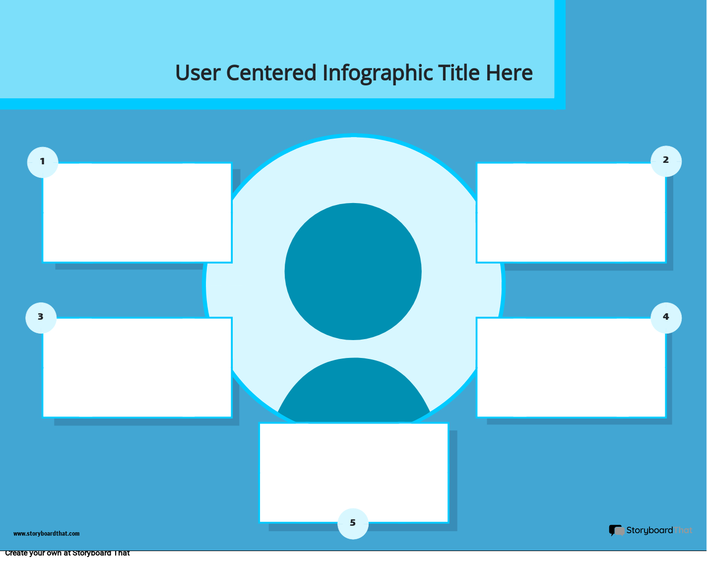 Corporate User Centered Infographic Template 2