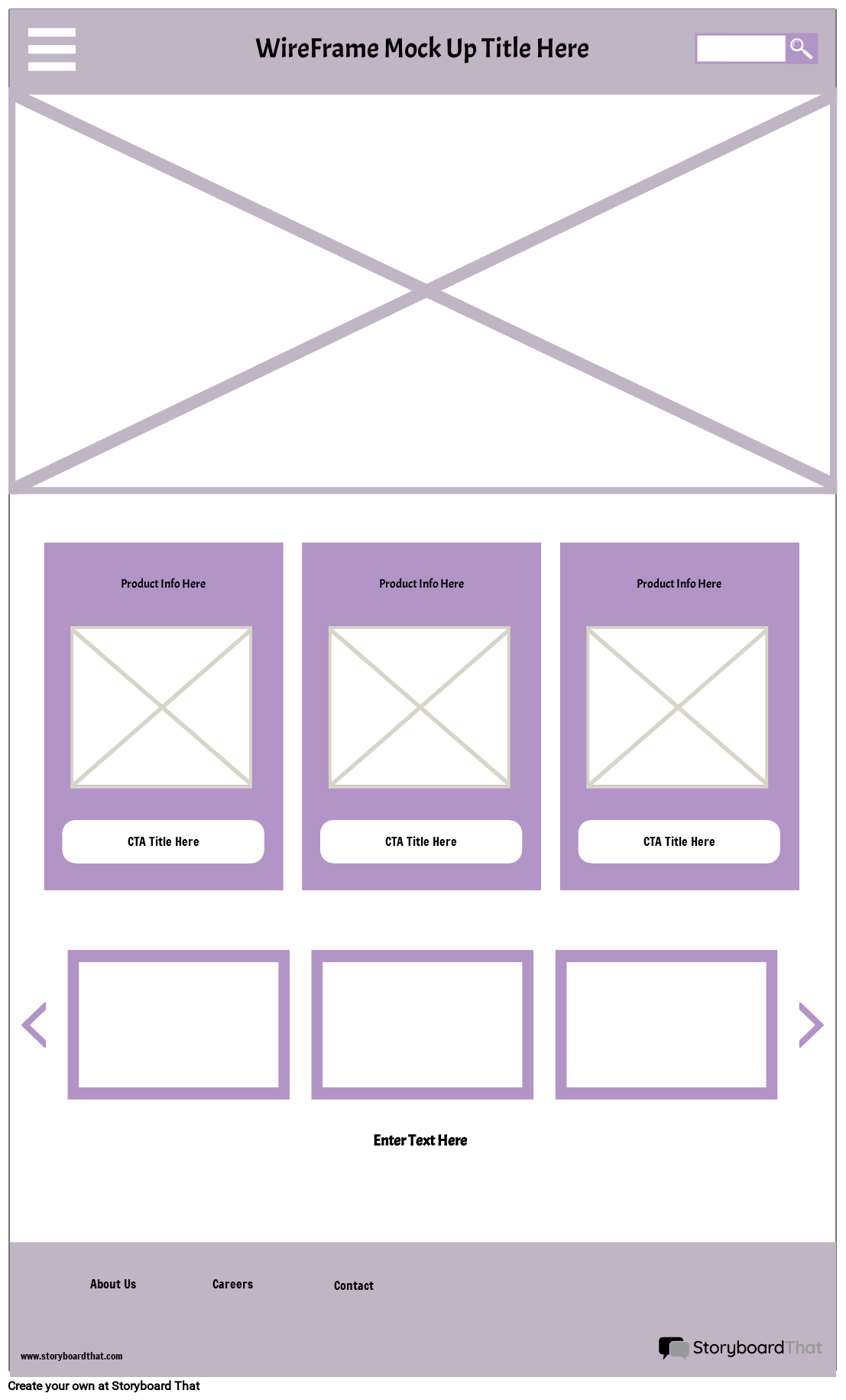 Corporate WireFrame Vs Mock up Template 1