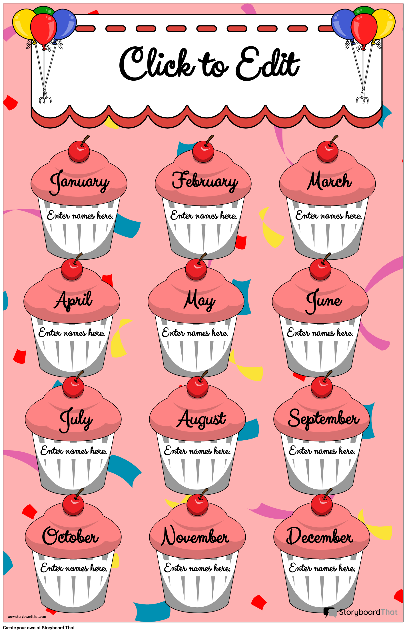 Happy Birthday Poster Printable Templates And Design Ideas