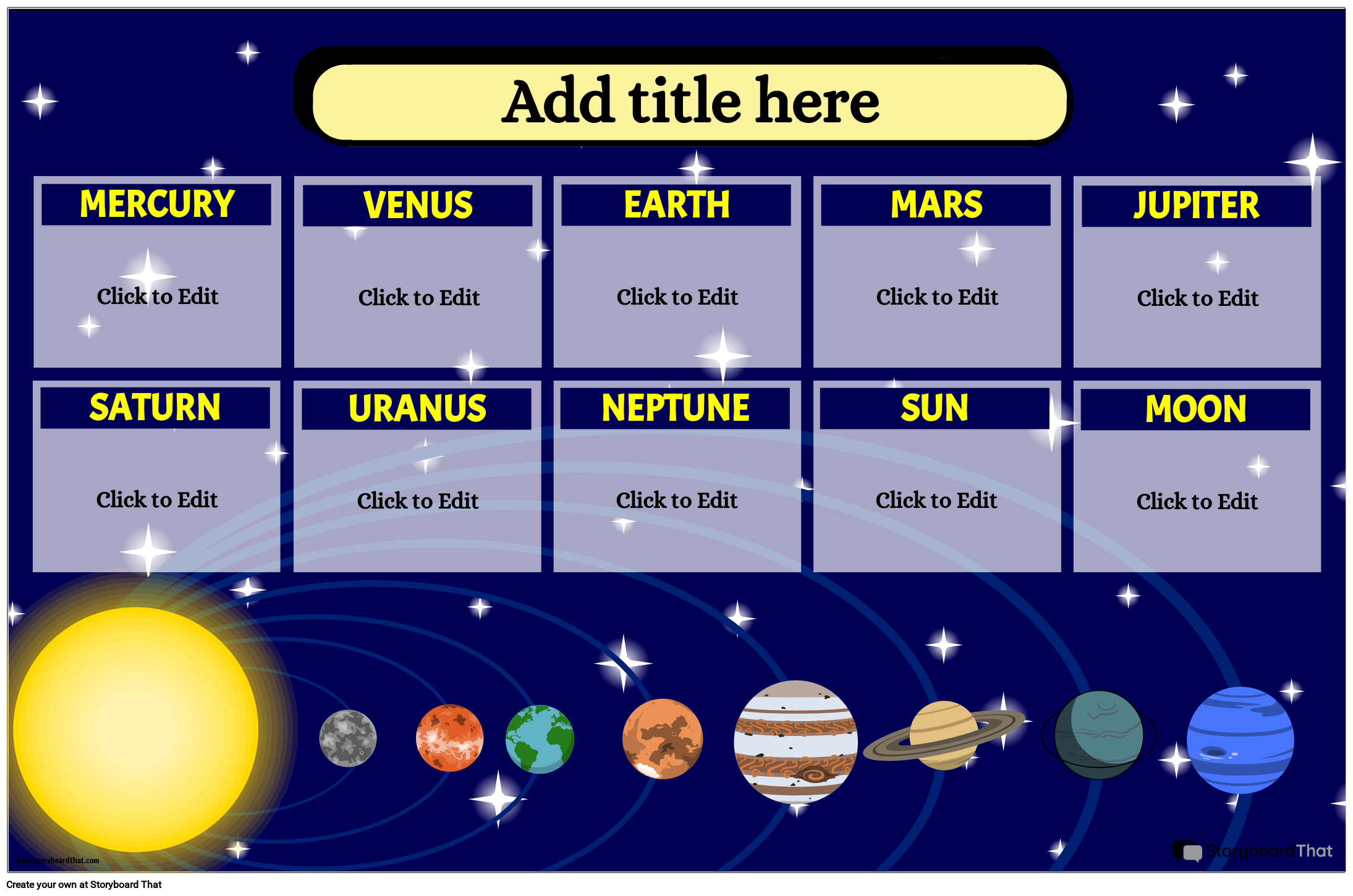 Educational Planet Infographic Template
