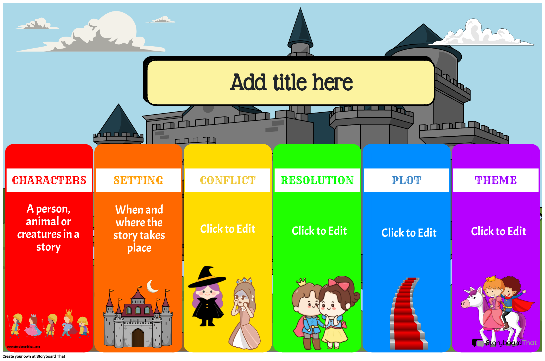 Fairytale-themed Element of Story Poster