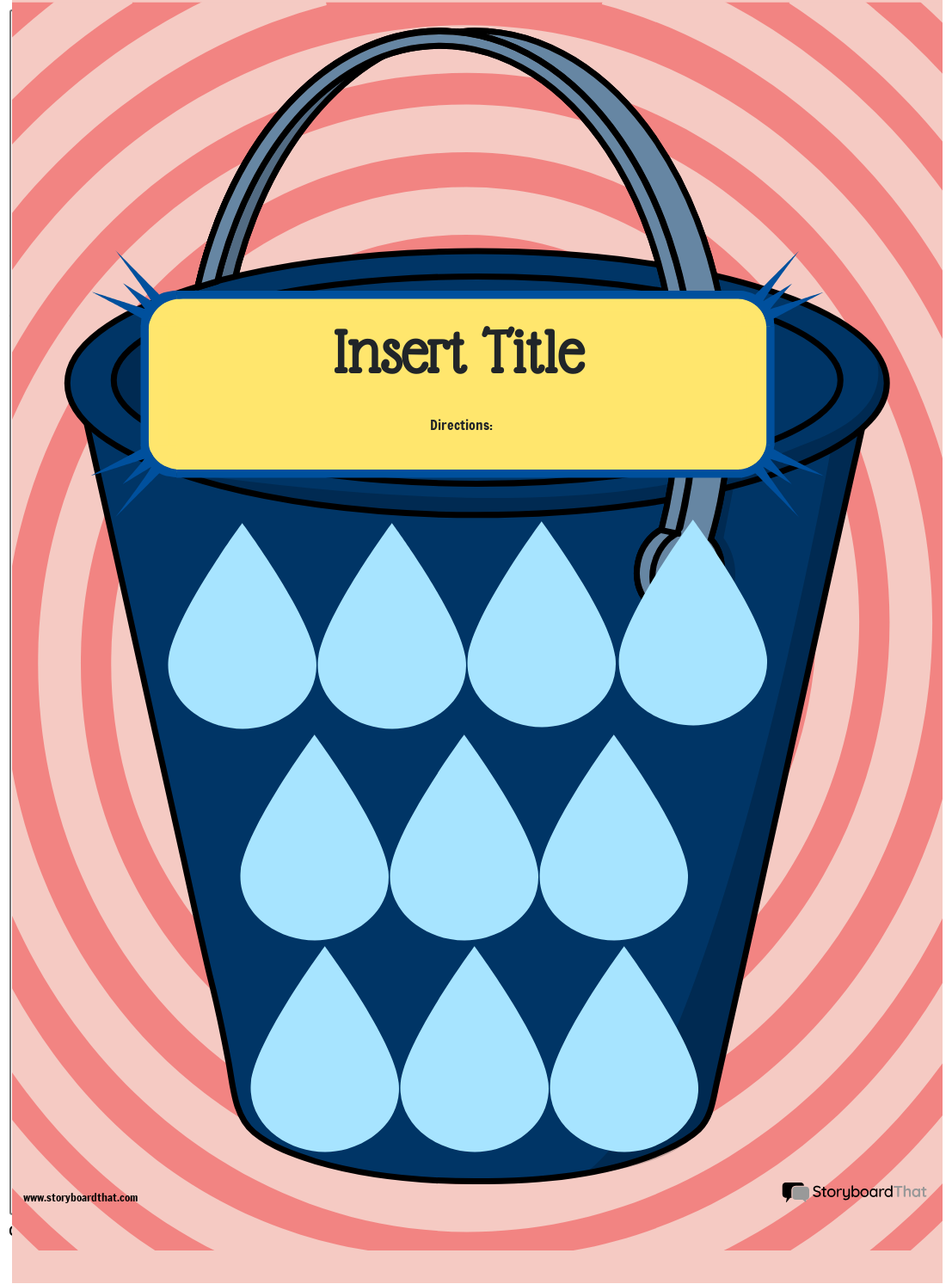 Fill the Bucket Self Affirmation