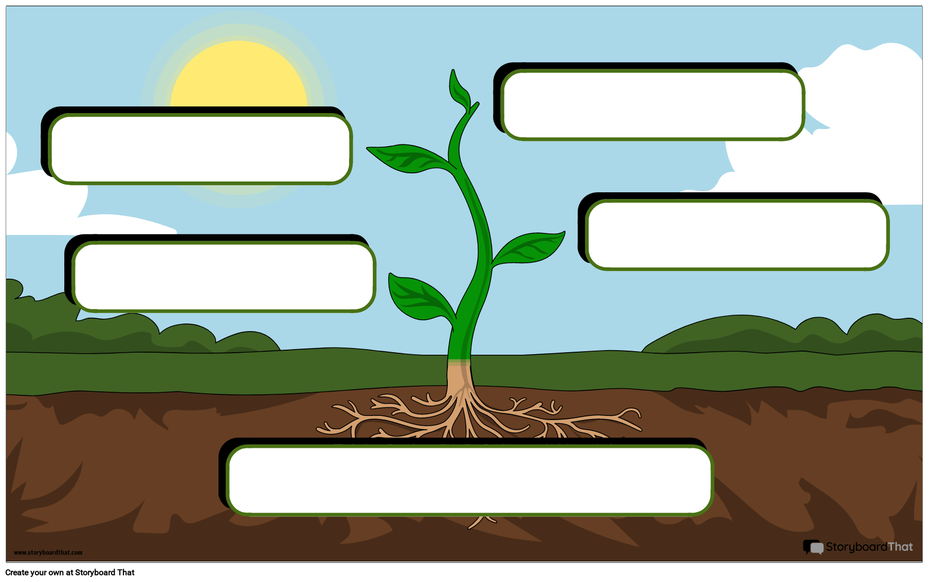 Scientific Plant Anchor Chart Template