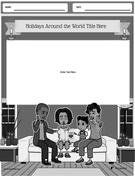 Holi Wor Portrait Black and White 4