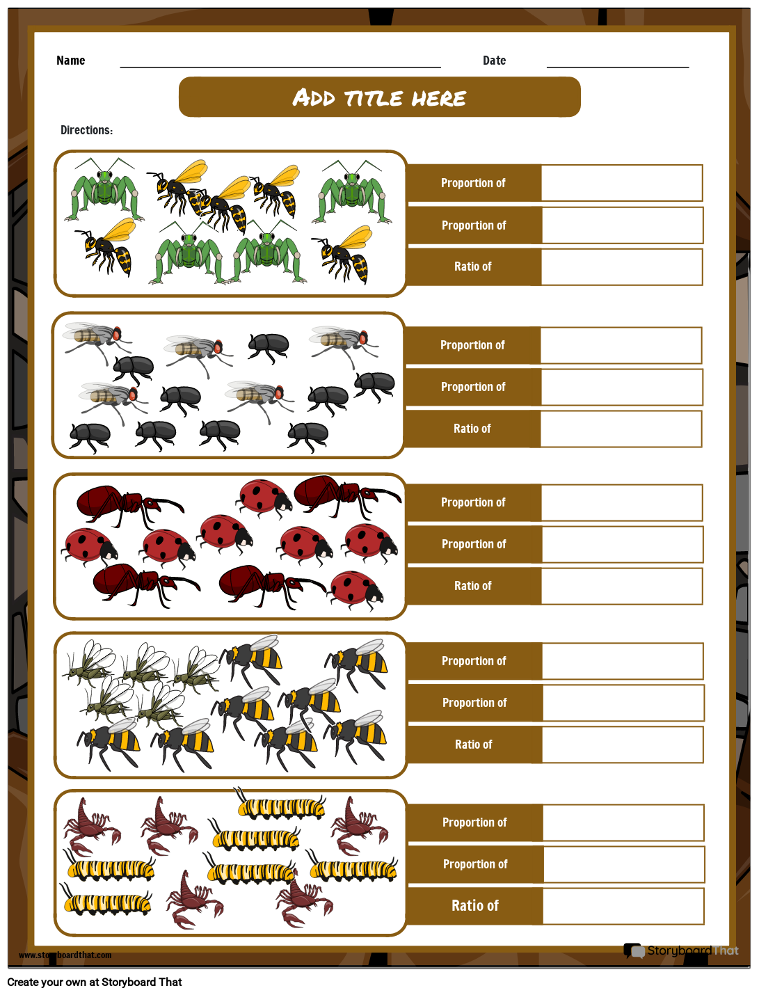Free Proportions Worksheets Printable Ideas