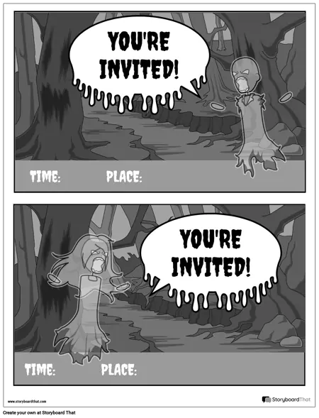 Invitation 4 BW
