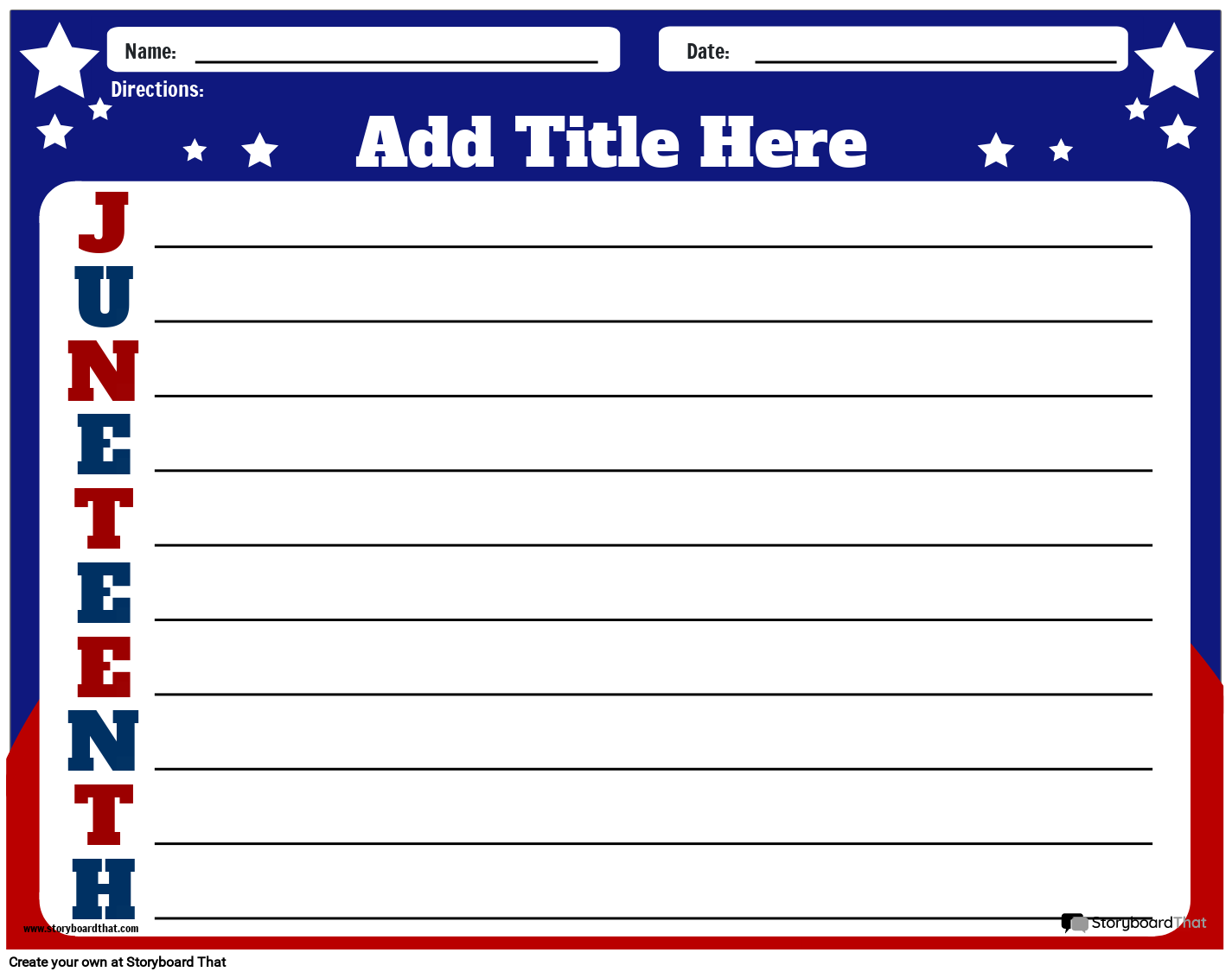 Juneteenth Acrostic Poem Worksheet Storyboard Por Templates