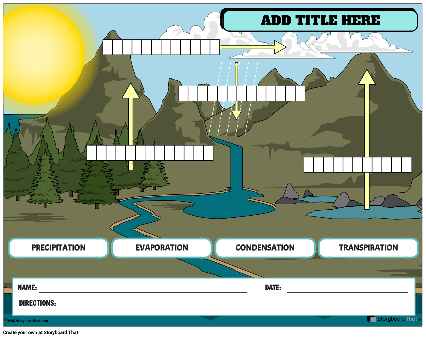 Label the Water Cycle