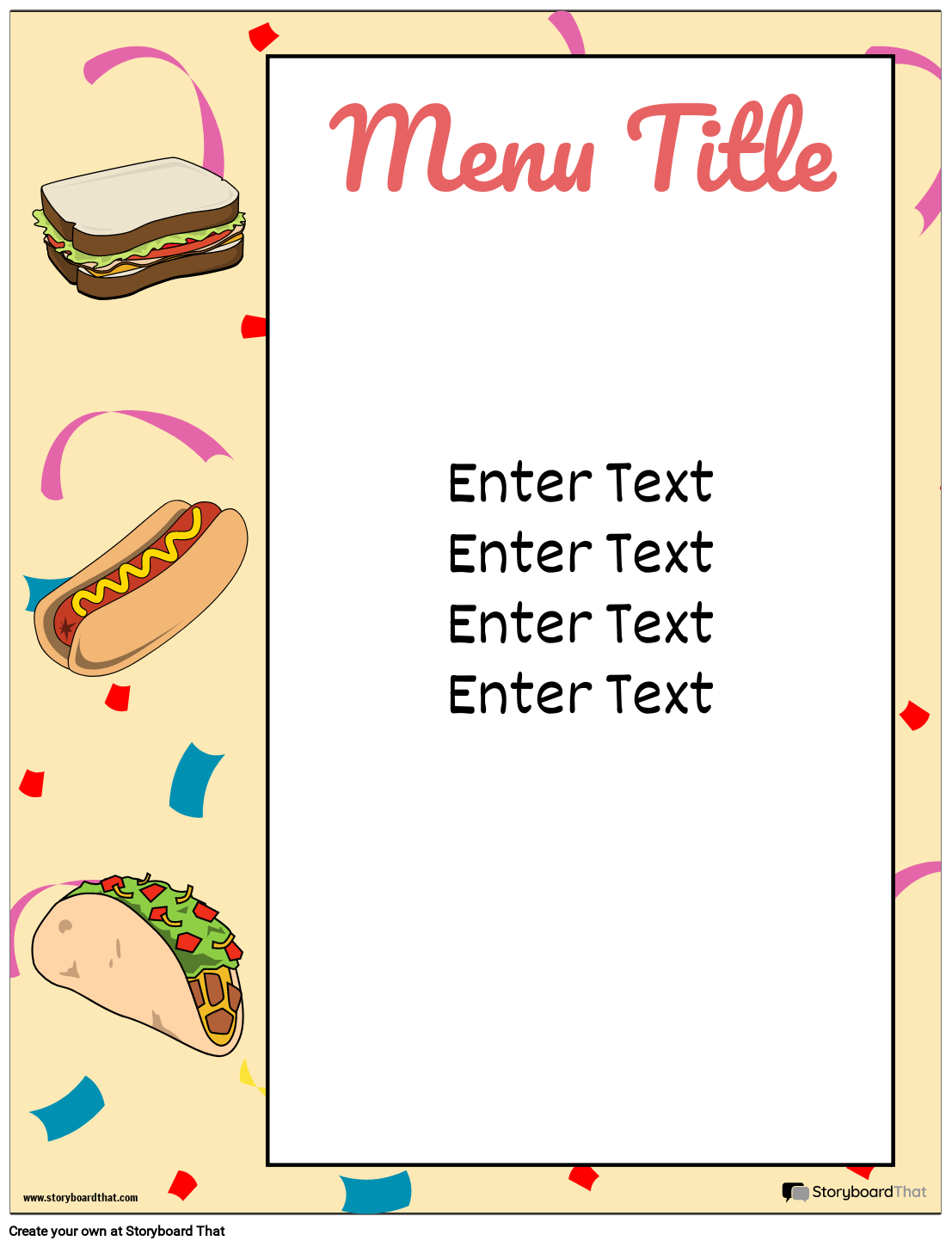 Menu 3