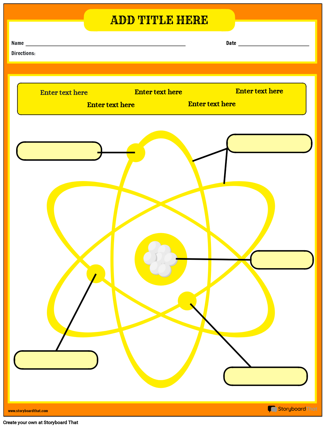 Complete and Write Atom Structures for Young Scientists