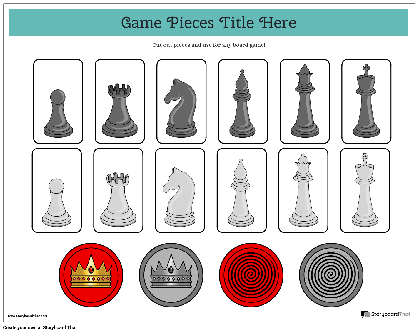 Free Chess Board Game Pieces