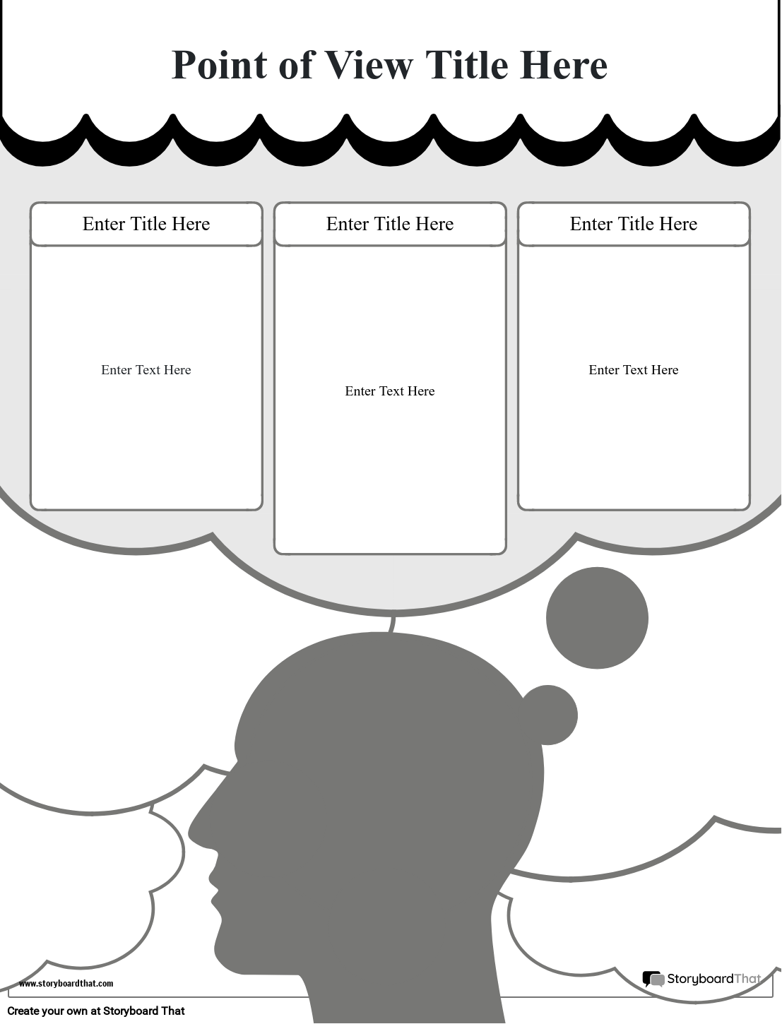 New Create Page Point of View Template 3 (Black & White)