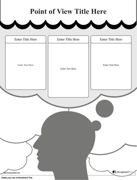 New Create Page Point of View Template 3 (Black & White)