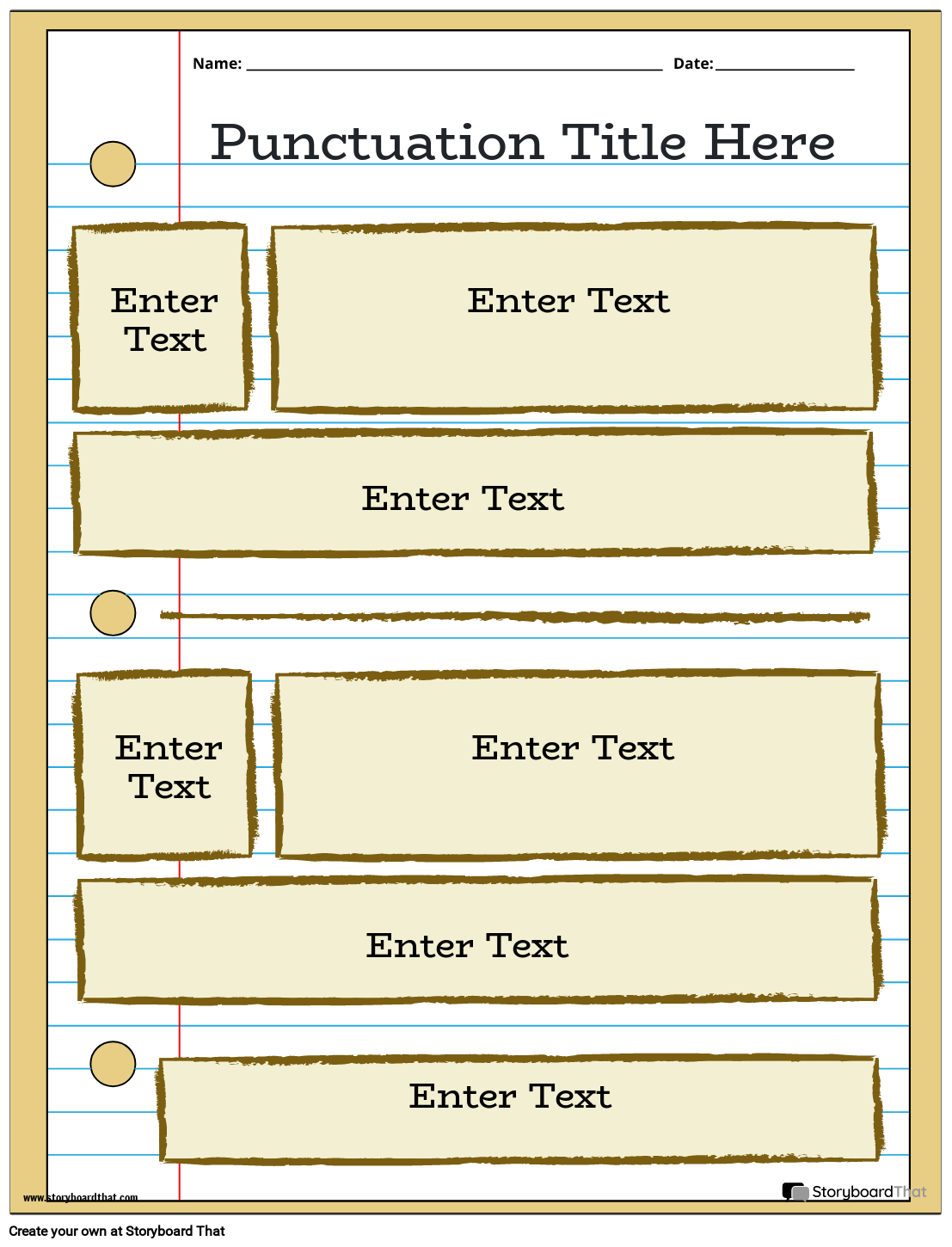 New Create Page Punctuation Template 3