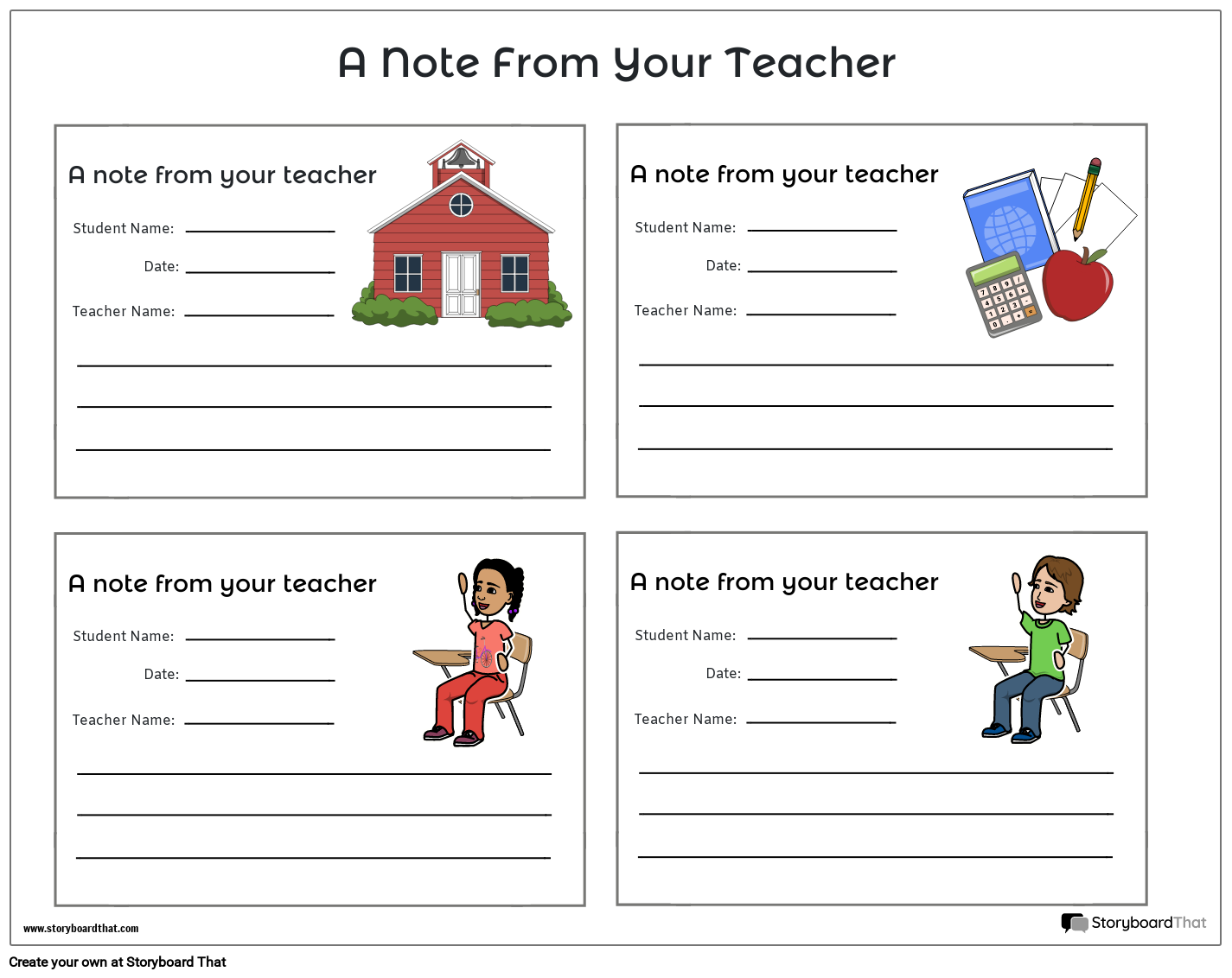 New Create Page Teacher Notes Template 3