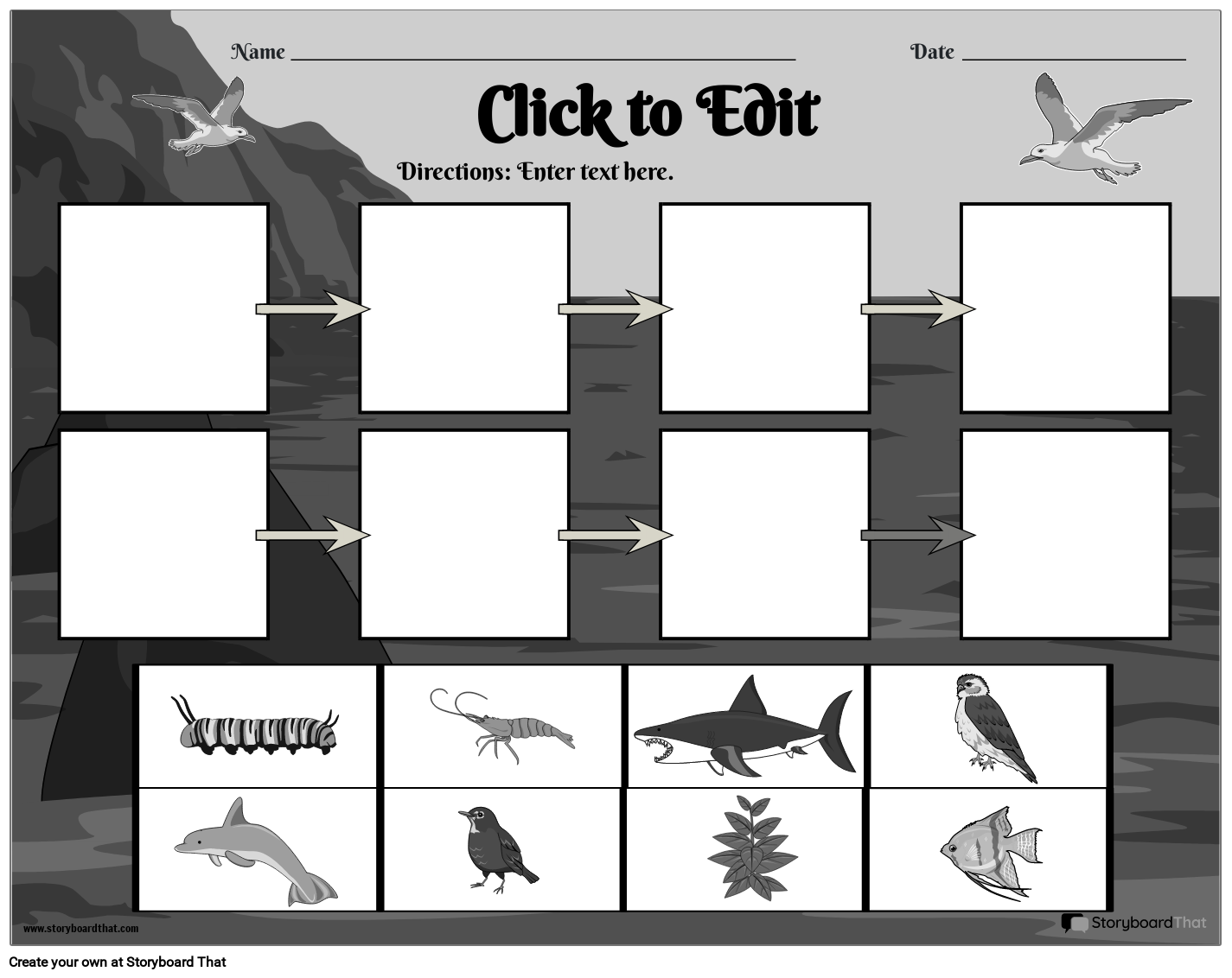 Food Chain And Worksheets Free Customizable Templates