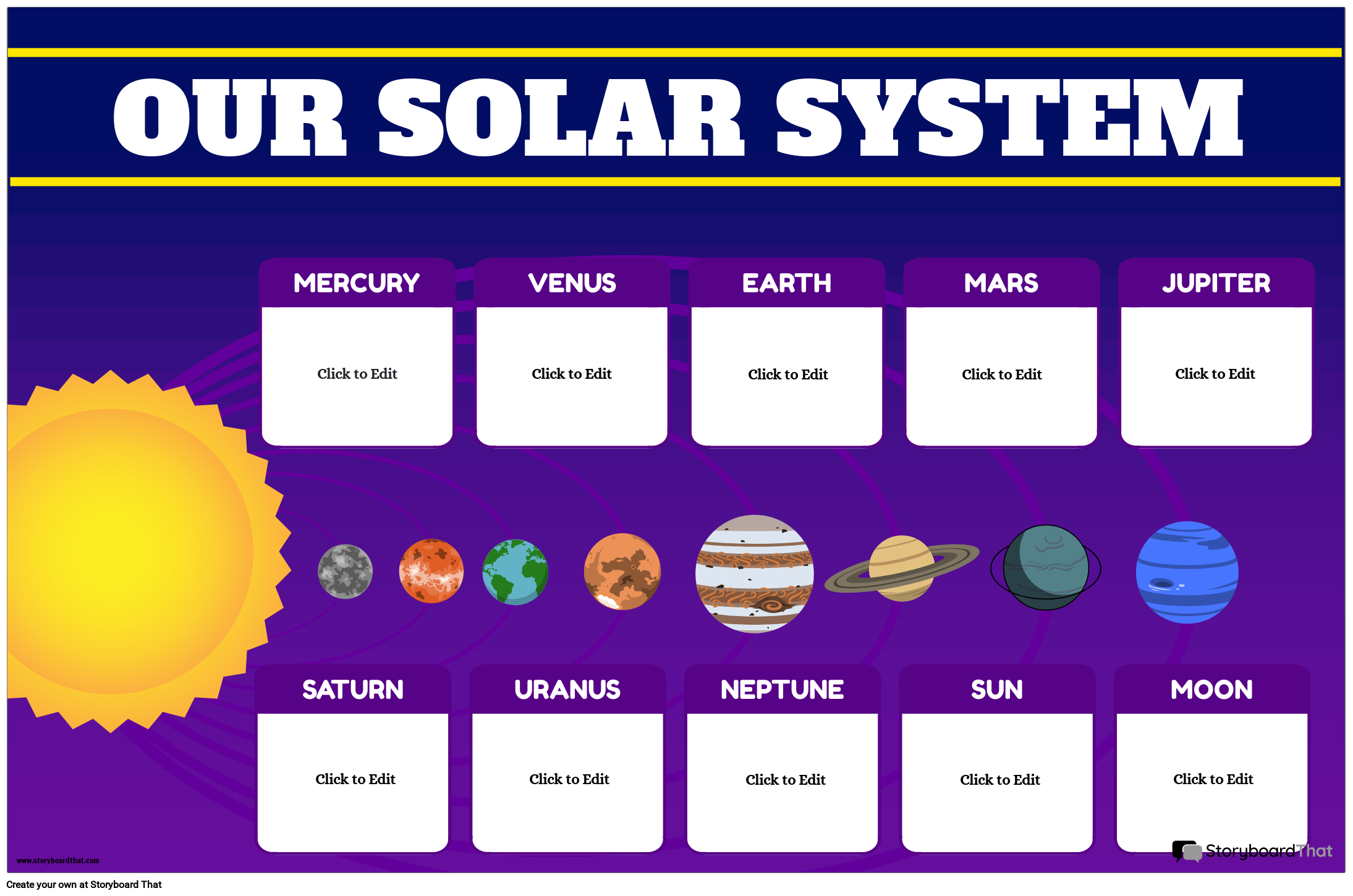 Our Solar System Infographic