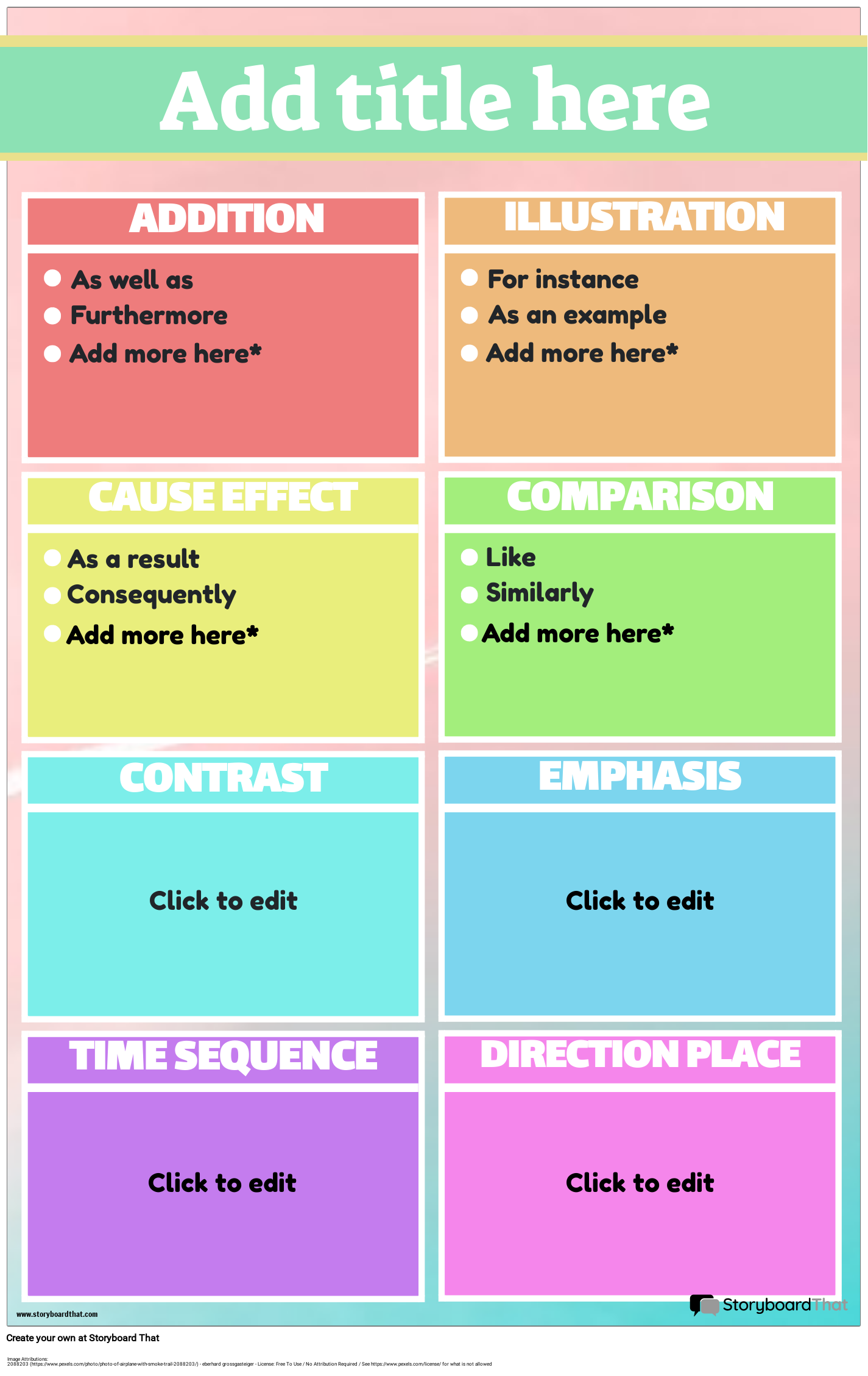 pastel-themed-transition-words-poster-storyboard