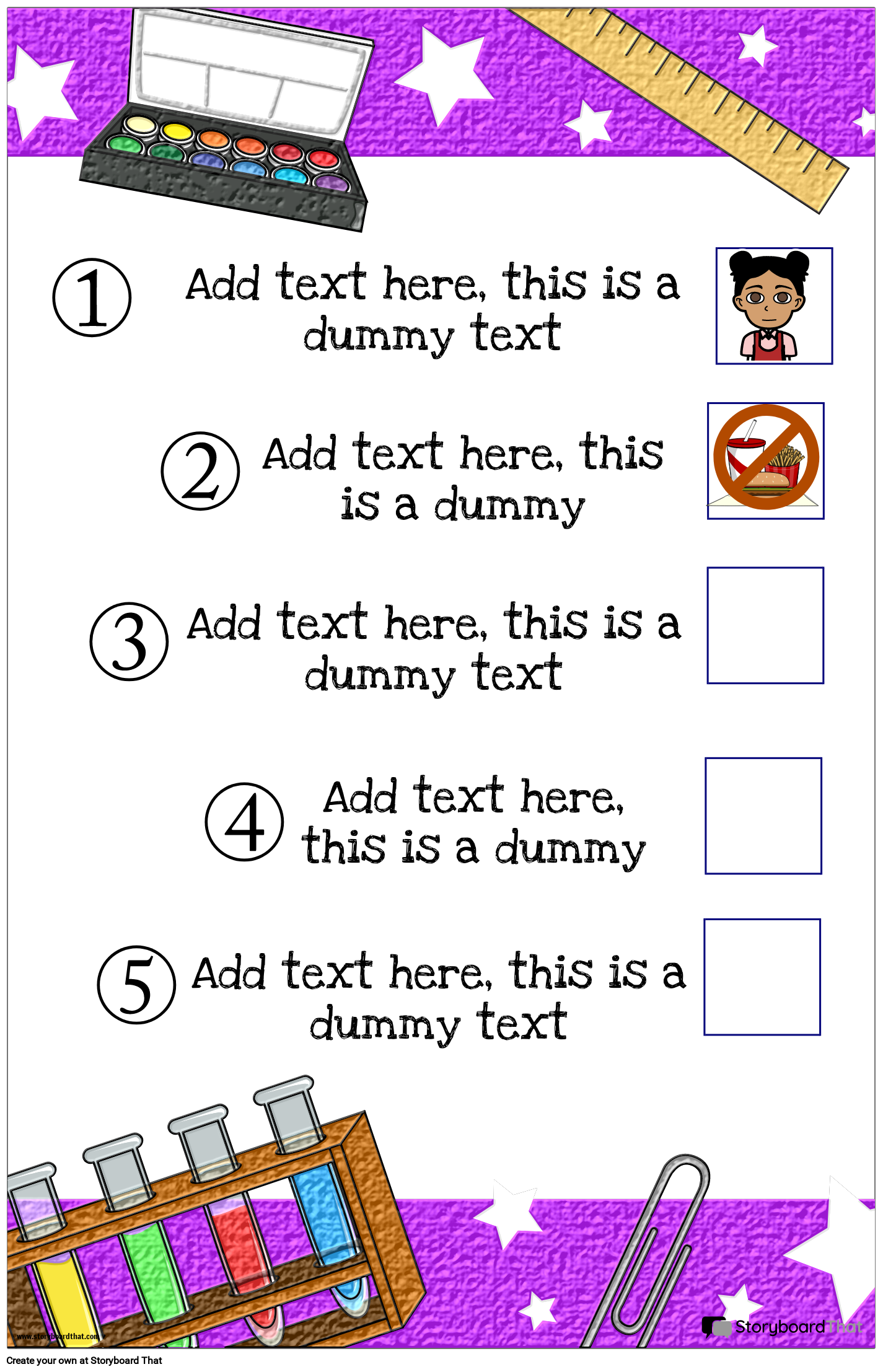 Printable Classroom Rules Poster Activity