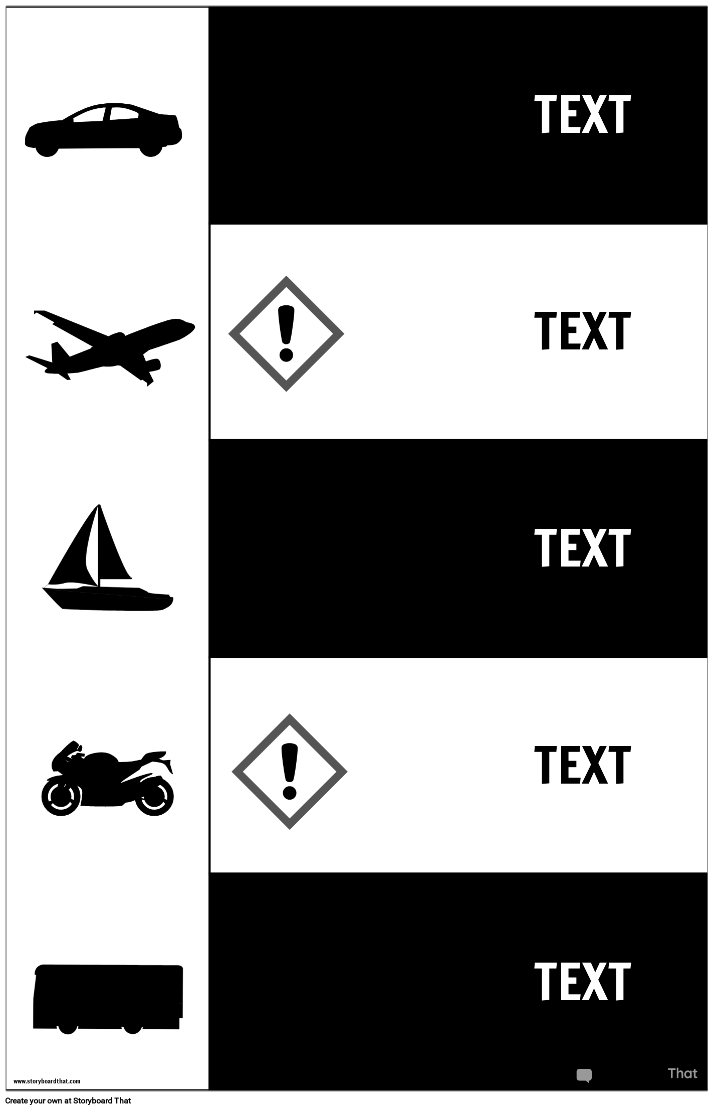 PSA Template with Vehicles