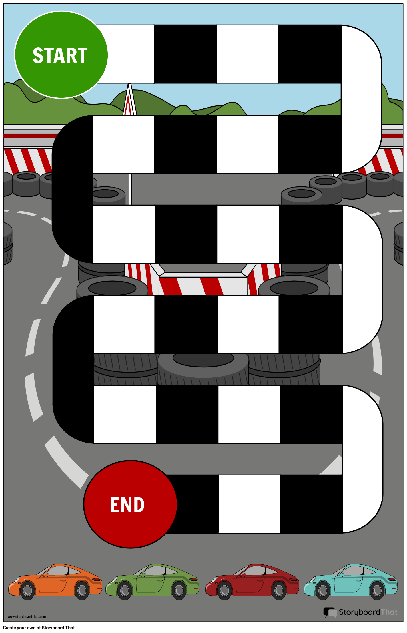 Racing Board Game