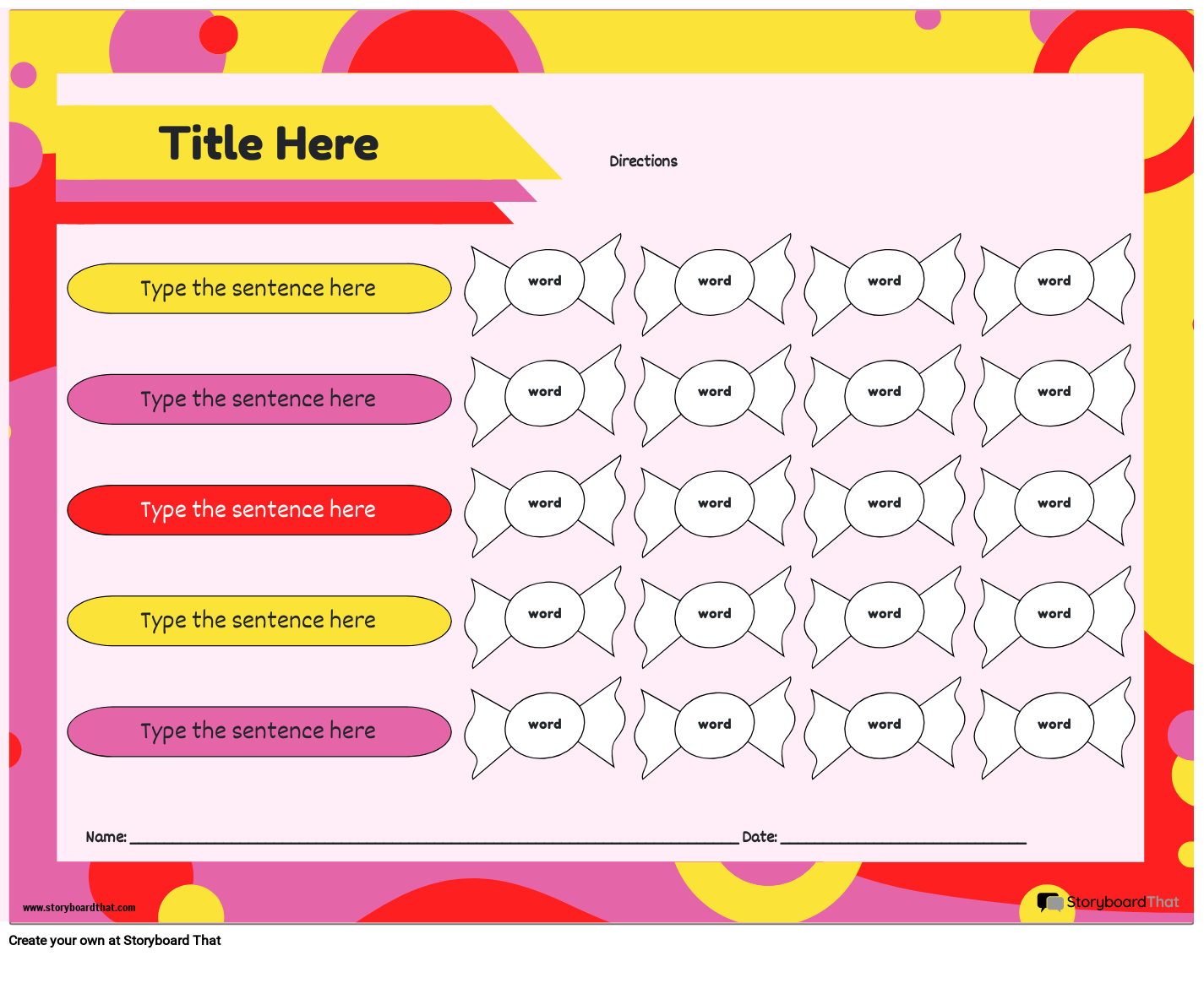 Read and Color Phonics CVC Words Worksheet