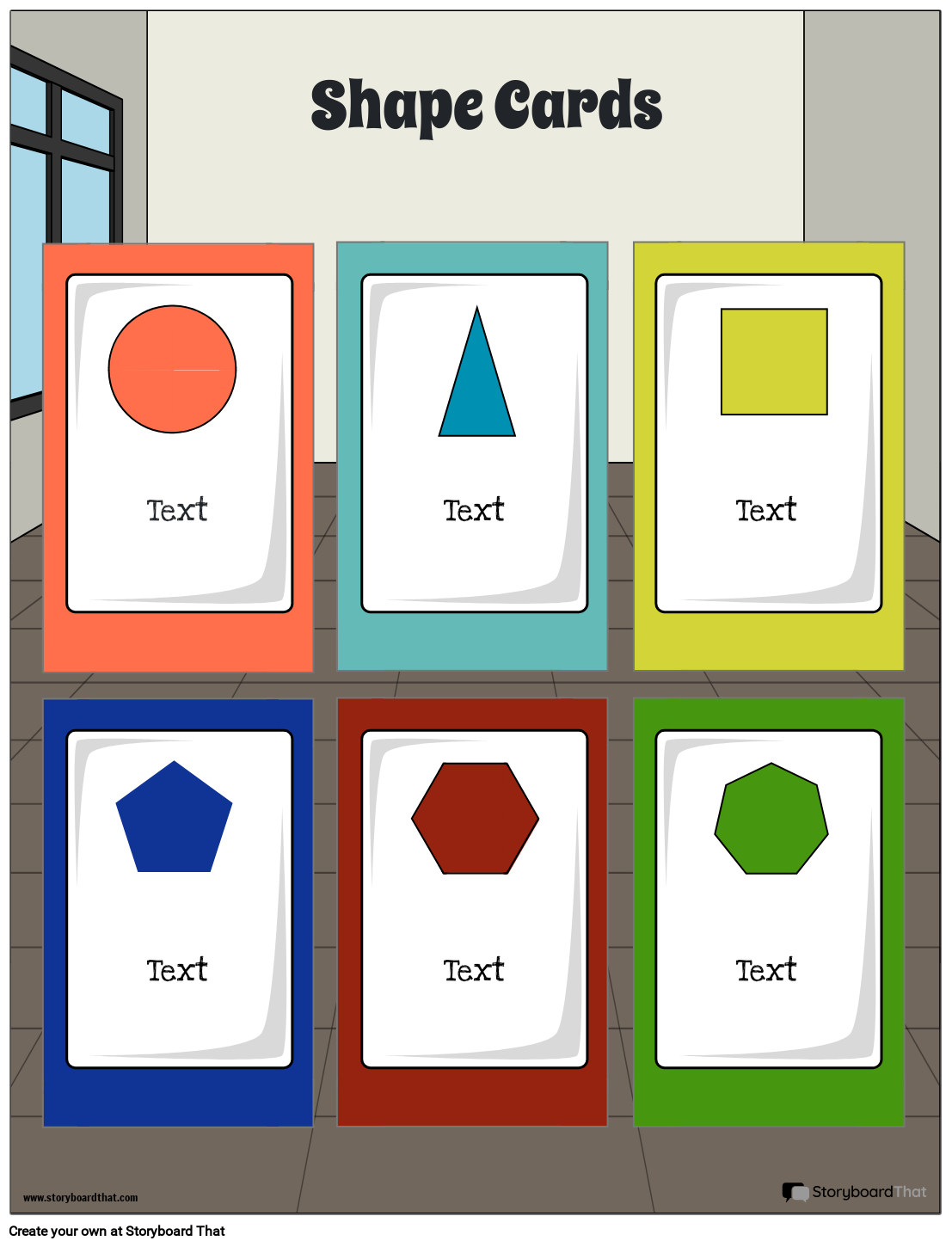 Shape Card Game Template