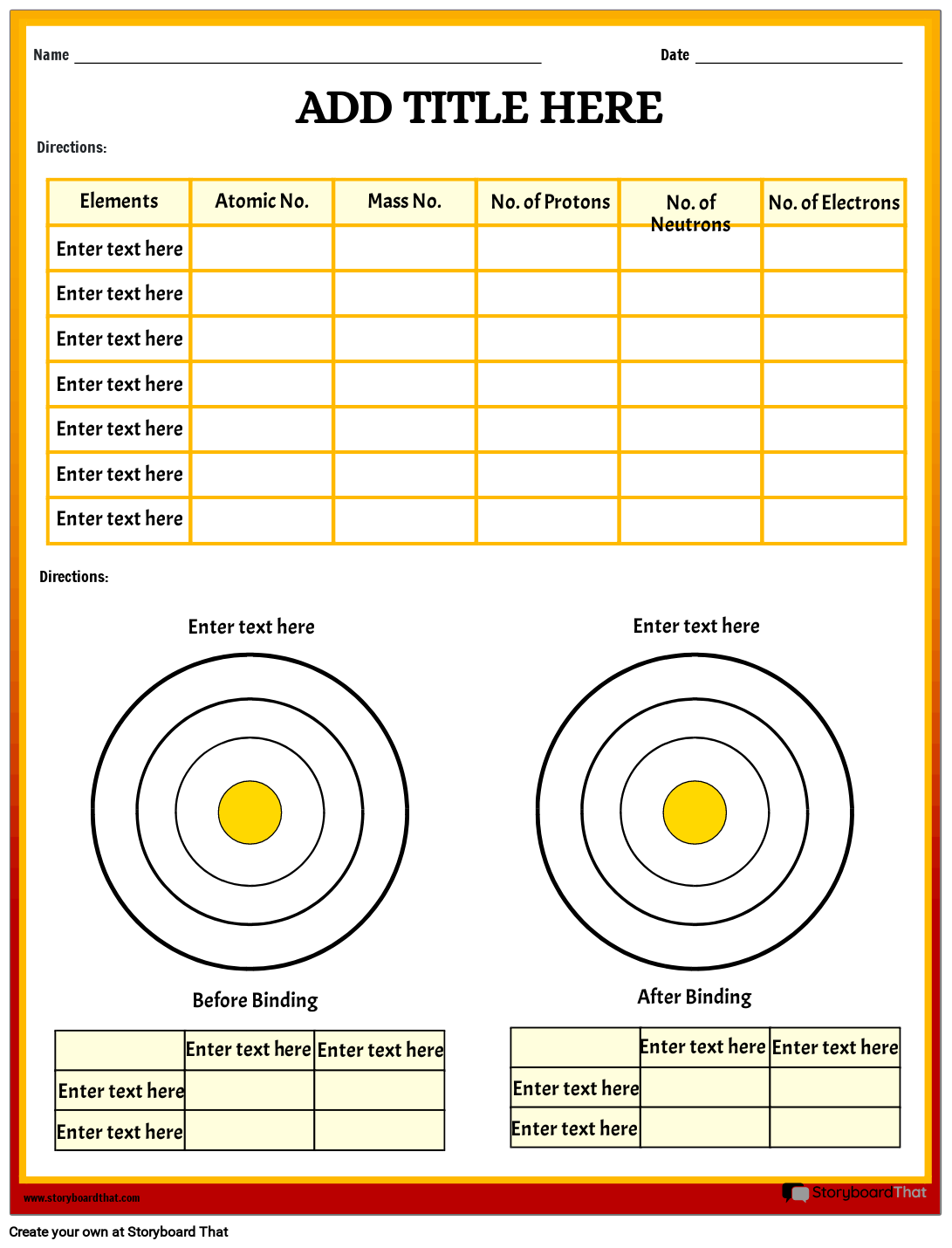 Free Atoms And Molecules Worksheets Science Resources