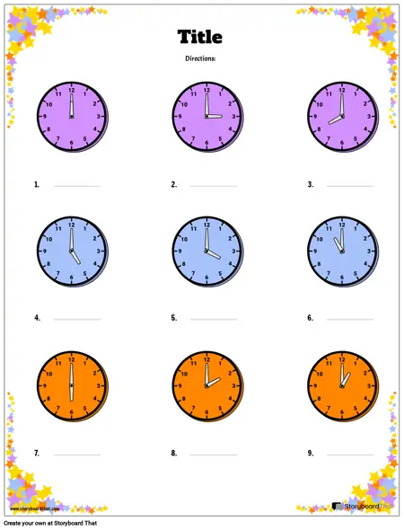 Telling Time 1