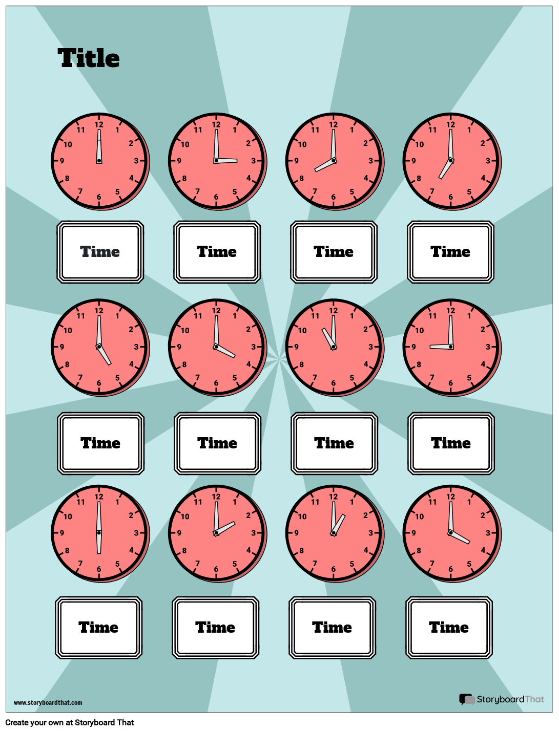 Telling Time 3