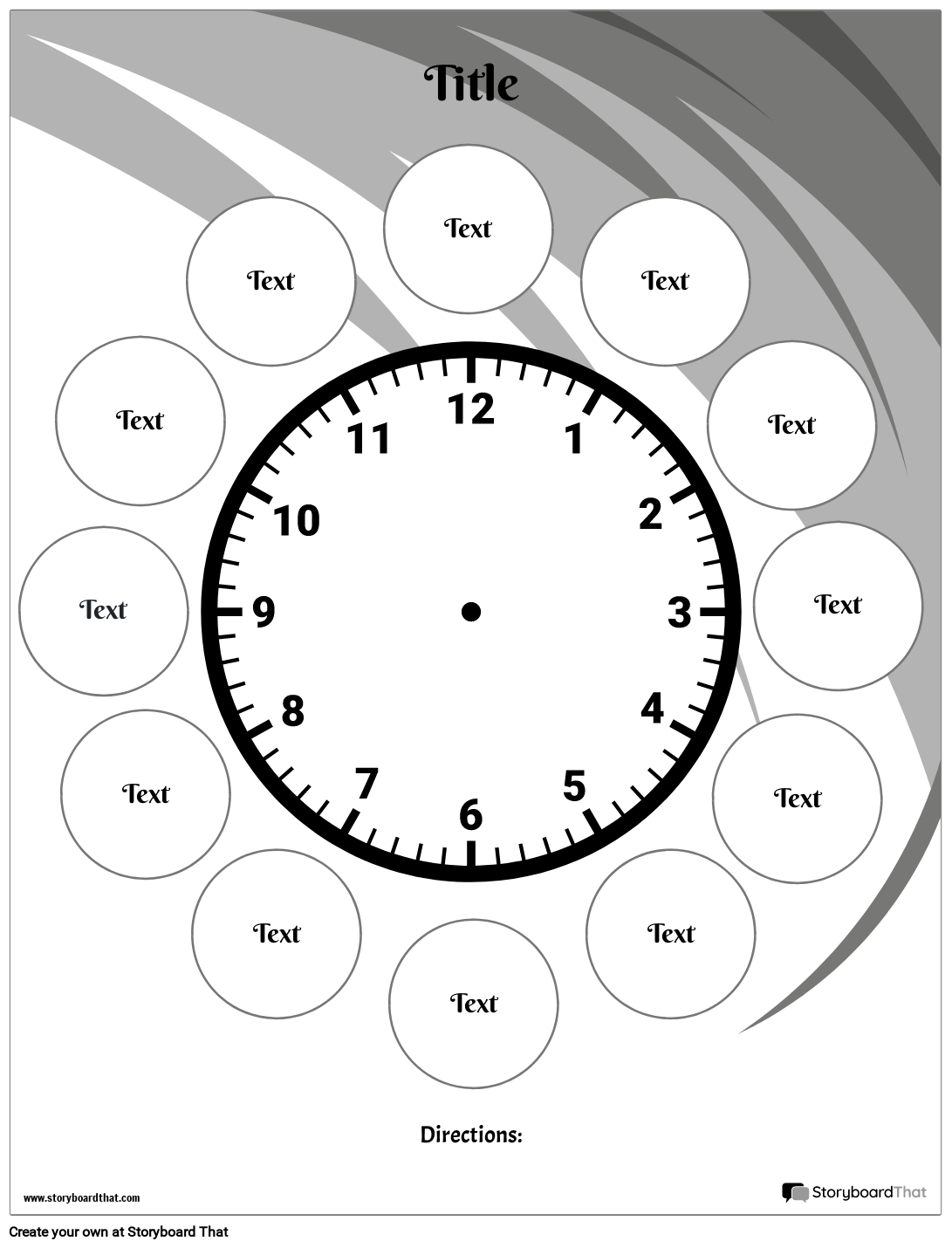 Telling Time Poster for Students