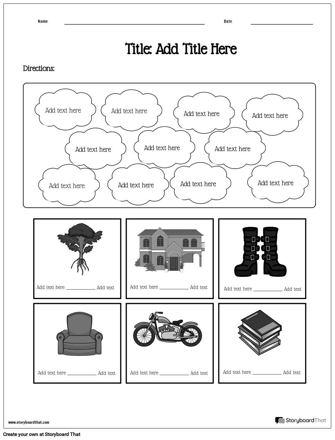 Tests and quizzes worksheet for word bank Grey