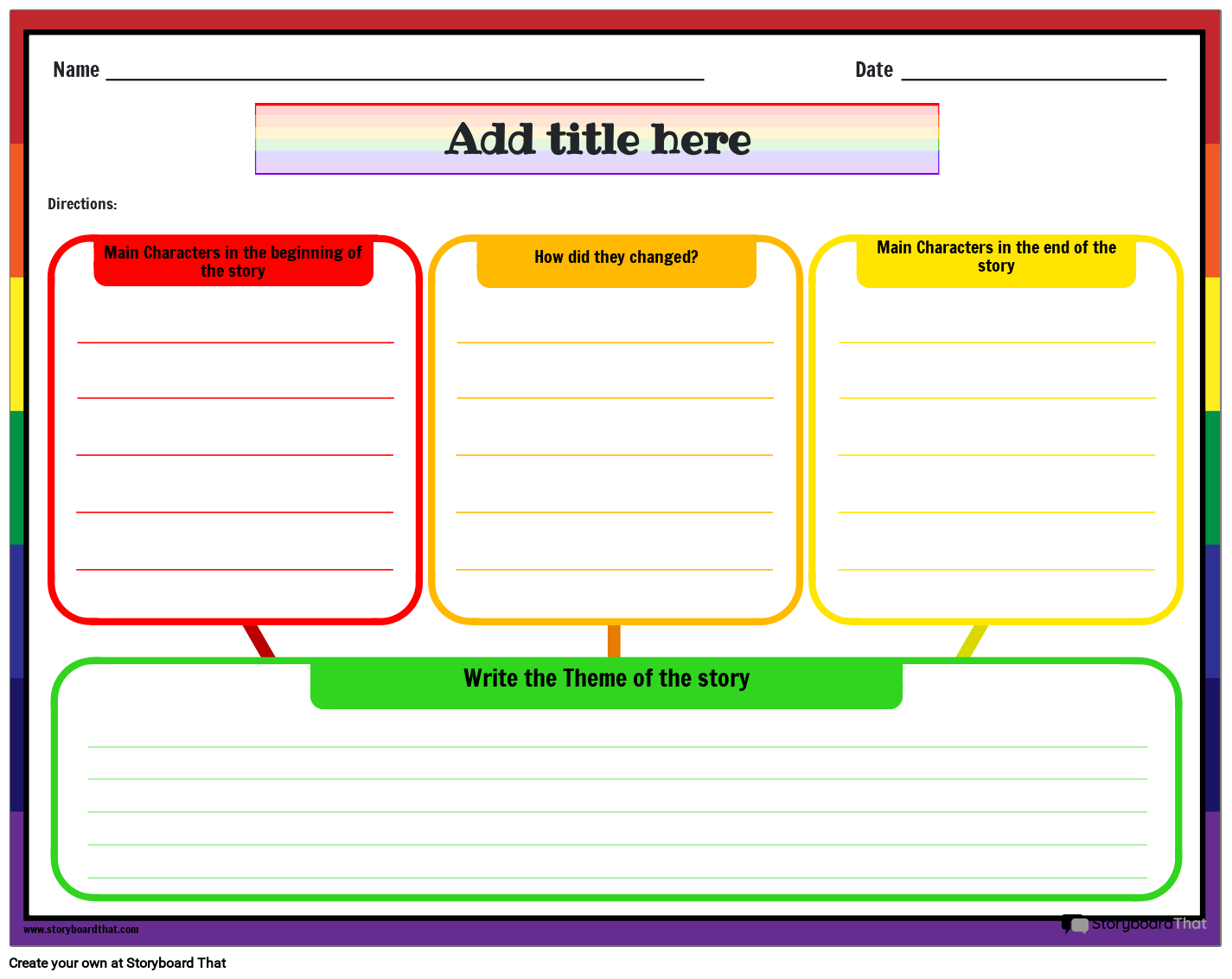 Free Theme Worksheets Identify Analyze Theme