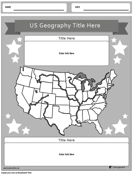 US Geo Portrait Black and White 1