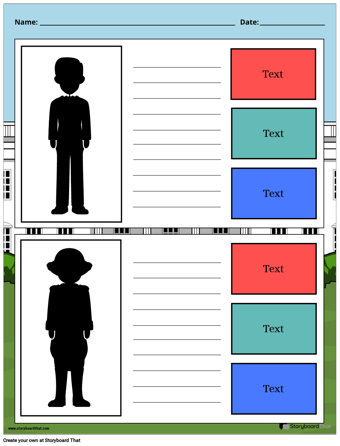 Language Portrait Template.pdf USP Portrait Color 2 القصة المصورة من قبل templates