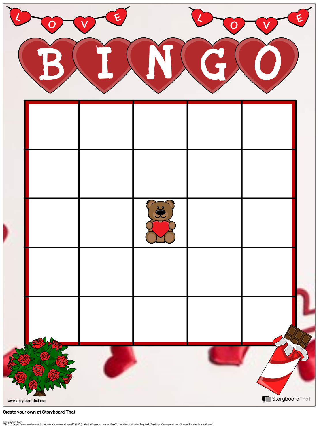 Free Bingo Card & Board Templates Customize and Print