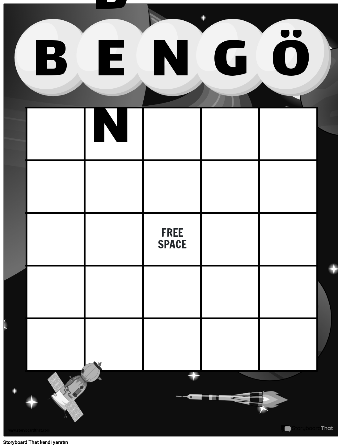 Bingo Tahtası 2 BW