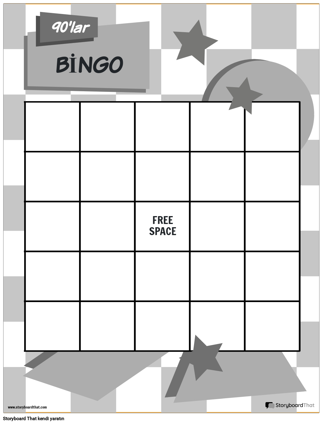 Bingo Tahtası 4 BW
