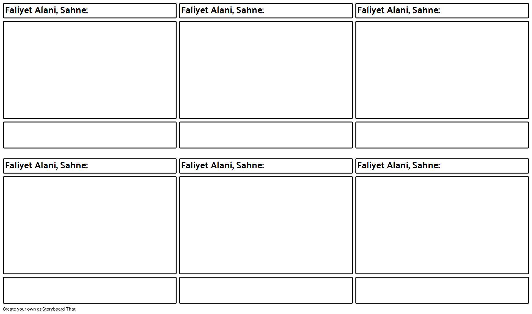 Storyboard Template Storyboard Examples For Students - Printable ...