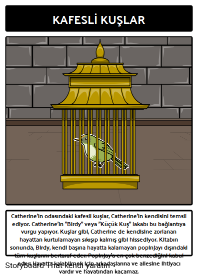 Catherine, Birdy Sembolizmi Olarak Adlandırılır