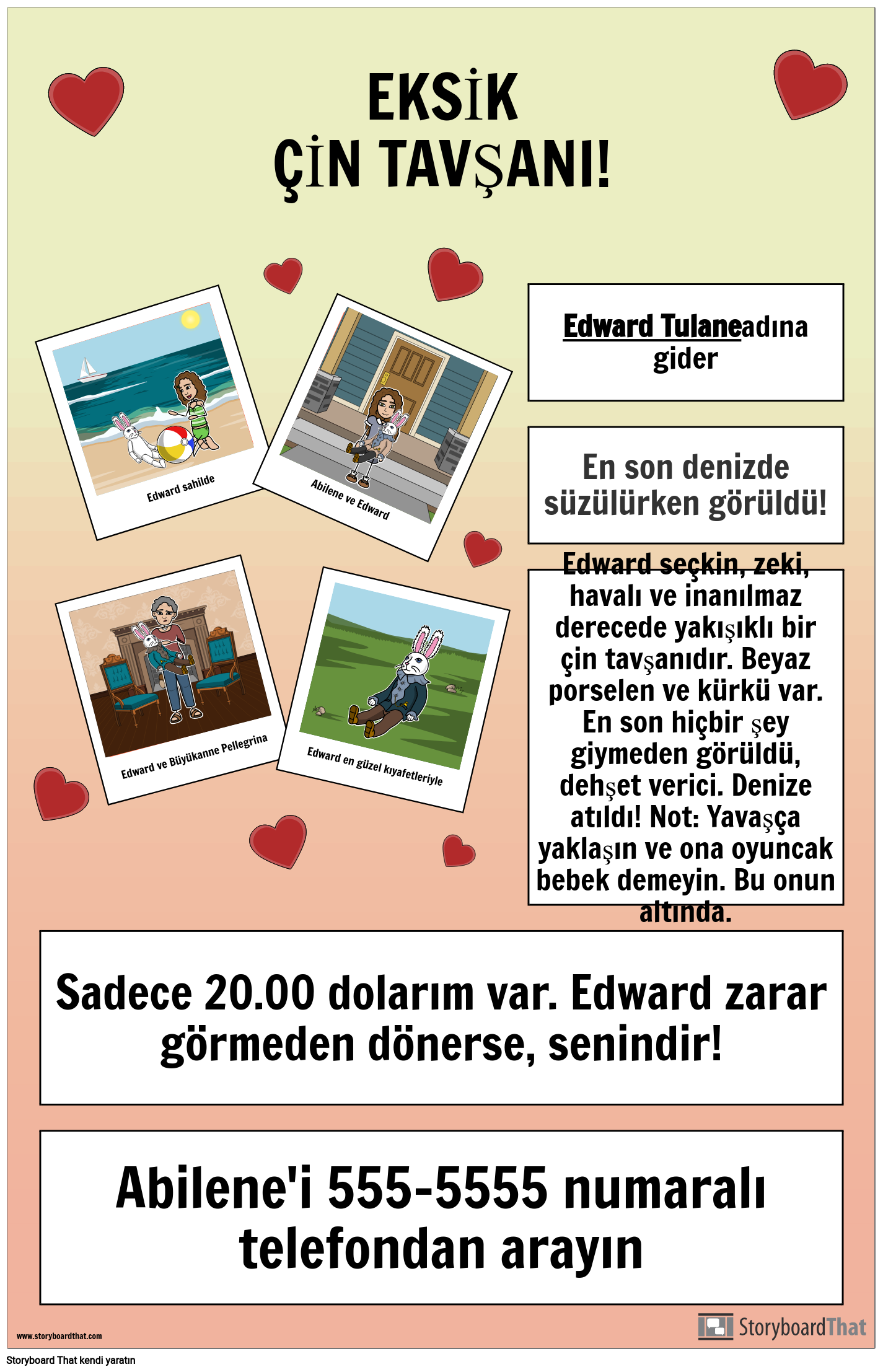 Edward: Eksik Poster