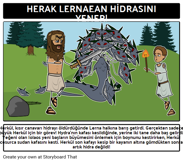 Herakles Lernaean Hydra