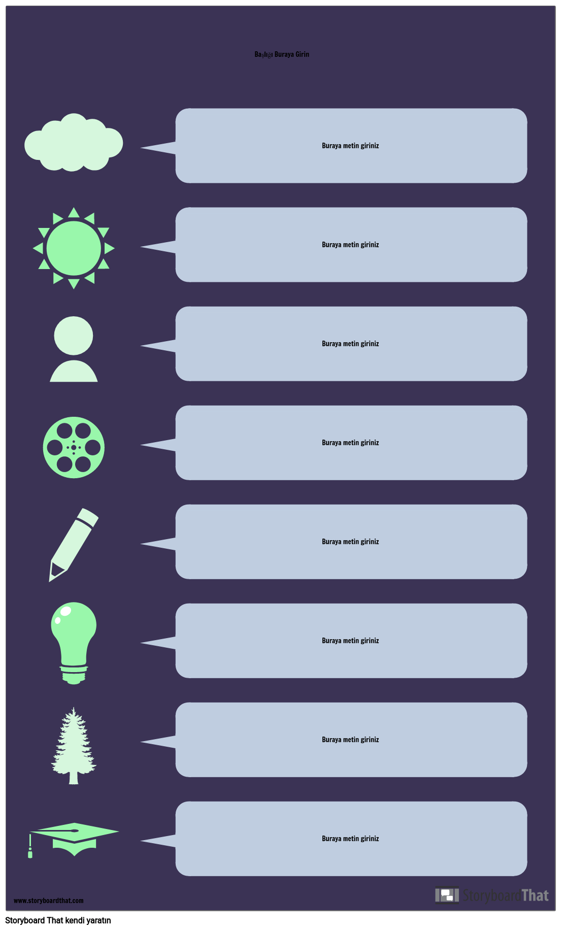 Konuşma Balonu Infographic